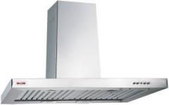 Alda Glen CHA 652 60 cm Baffle Filter Wall Mounted Chimney (Silver, 1000 m3/hr)