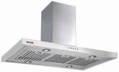 Alda Glen CHA 652 IS 90 cm Baffle Filter Ceiling Mounted Chimney (Silver, 1250 m3/hr)