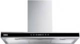 Alda Glen CHA 653 TC 90 Cm Touch Control Wall Mounted Chimney (Silver, 1000 M3/hr)