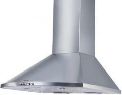 Alda Glen CHA 671 60 cm Baffle Filter Wall Mounted Chimney (Silver, 1000 m3/hr)