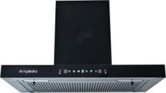 Amplesta Sereno Auto Clean T Shape 90 cm, Touch & Gesture Control, Filterless, Low Noise Auto Clean Wall Mounted Chimney