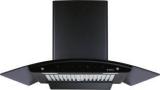 Elica BF 900 SLIM HAC MS NERO Auto Clean Wall Mounted Chimney