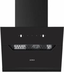 Elica EFL 207 HAC LTW VMS 60 Auto Clean Slant Glass 60 cm| 15 Years Motor Warranty|Heat Autoclean| Gesture Control| Filterless|Powerful Suction | Low Noise Wall Mounted Black 1350 CMH Chimney