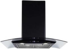 Elica ESCG HAC TOUCH 90 NERO 2F with 2 Baffle Filter, , Auto Clean Wall Mounted Chimney