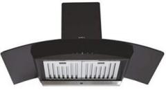 Elica WDAT HAC 90 MS NERO Auto Clean Wall Mounted Chimney