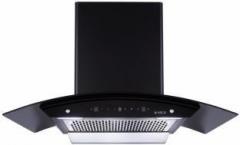 Elica WDFL 906 HAC MS NERO Auto Clean Wall Mounted Chimney