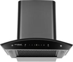 Eurodomo Hood Indigo PRO HC SC FL BK 60 Auto Clean Wall Mounted Black 1200 CMH Chimney