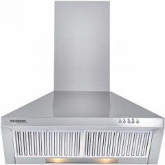 Eurodomo Sapphire PB SS 60 Wall Mounted Chimney