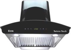 Ezik Twister Touch 60 cm Filter less Chimney Motion Sensor Control Black Auto Clean Wall Mounted BLACK 1230 CMH Chimney