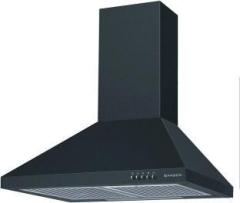 Faber HOOD CONICO PLUS BF BK 60, , 2 Baffle Filters Wall Mounted Black 800 CMH Chimney