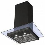 Faber Hood Glassy Plus Bk PB LTW 60 Wall Mounted Chimney (Black, 1000 M3/hr)