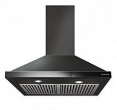 Faber HOOD TOPAZ PLUS 60 TC BLACK LTW (with free gift coffee maker from Giftipedia) Wall Mounted Chimney (Black, 1000 m3/hr)