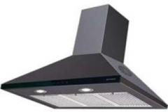 Faber HOOD TOPAZ PLUS 90 TC BLACK LTW (with frer gift cutlery set from Giftipedia) Wall Mounted Chimney (Black, 1000 m3/hr)