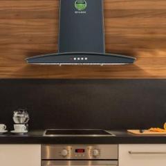 Faber Hood Tratto Plus BK LTW 60 (110.0330.304) Wall Mounted Black 1000 CMH Chimney