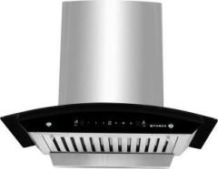 Faber Hood Zest HC SC SS 60 Auto Clean Wall Mounted Stainless Steel 1100 CMH Chimney