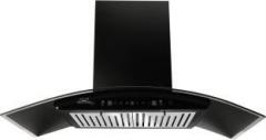 Flipkart Perfect Homes Athena 90 Auto Clean Auto Clean Wall Mounted Black 1200 CMH Chimney