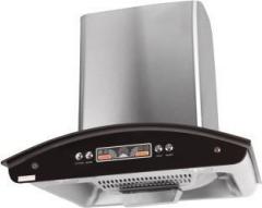 Gamle Emily 60 OC Wall Mounted Chimney (Black, Silver, 1100 m3/hr)