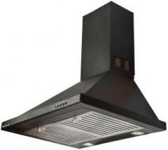 Gamle Kitchen Olivia BLK 60 Wall Mounted Chimney (Black, Silver, 1100 m3/hr)