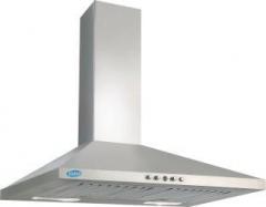 Glen 6075 SS 60 BF Wall Mounted Chimney (Steel, 750 m3/hr)