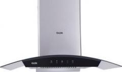 Glen Auto clean Chimney GL 6061 AC 90 cm Wall Mounted Chimney (Silver, 1250 m3/hr)