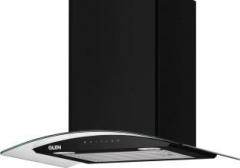 Glen Cooker Hood 6063 BL Auto Clean 60 cm 1200 Wall Mounted Chimney (BLACK, 1200 m3/hr)