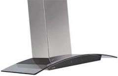 Glen Designer Curved Glass Kitchen Chimney 6071 SS Touch Sensor 90 cm 1250 m3h Wall Mounted Chimney