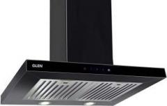 Glen Electric Kitchen Black Colour Chimney 6056 SX TS Black 60 cm 1000 m3h Wall Mounted Chimney