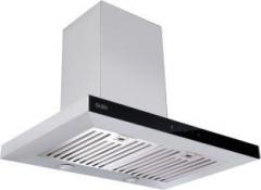 Glen Electric Kitchen Stainless Steel Chimney 6056 SX TS 60 cm 1000 m3h Ceiling Mounted Chimney (STEEL, 1000 m3/hr)