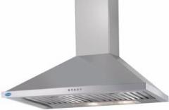 Glen GL 6054 SS 60 cm Wall Mounted Chimney (Silver, 1000 m3/hr)