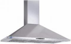 Glen GL 6058 SS Wall Mounted Chimney (Silver, 750 m3/hr)