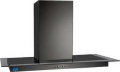 Glen GL 6062 Black 90 cm Wall Mounted Chimney (Black, 1000 m3/hr)