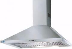 Glen GL 6064 90 Wall Mounted Chimney (Silver, 1000 m3/hr)