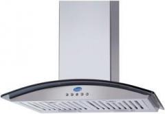 Glen GL 6071 SS 90 cm Wall Mounted Chimney (Silver, 1000 m3/hr)