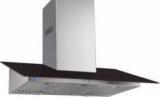 Glen GL 6077 90 Cm Wall Mounted Chimney (Black, 1000 M3/hr)