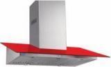 Glen GL 6077 Colour 90 Cm Wall Mounted Chimney (Red, 1000 M3/hr)