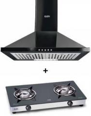 Glen MIA BLK 60 LPG STOVE 1020 Wall Mounted Chimney