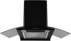 Hindware Elena 90 cm Auto Clean Wall Mounted Black 1100 CMH Chimney