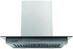 Hindware Gracia Plus SS 60 (with free tyffyn from kitchemempire) Wall Mounted Chimney (Stainless Steel, 1100 m3/hr)