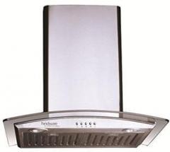 Hindware Lara 60 cm (with free tyffyn from kitchenempire) Wall Mounted Chimney (Stainless Steel, 1100 m3/hr)