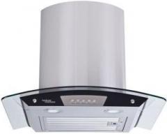 Hindware Leon Plus 60 cm (with free tyffyn from kitchemempire) Wall Mounted Chimney (Stainless Steel, 1000 m3/hr)