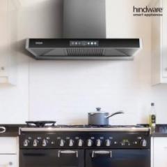 Hindware MARCELLA 75 | Filterless Technology | MaxX Suction * | BLDC Motor | Auto Clean Wall Mounted GREY 1700 CMH Chimney