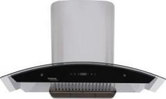 Hindware Nevio 60 Auto Clean Wall Mounted Chimney (Brush Silver, 1200 m3/hr)