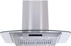 Hindware Olivia Plus 90 Wall and Ceiling Mounted Chimney (Inox, 1100 m3/hr)