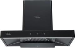 Hindware Optimus Black 90 cm Maxx Silence Chimney Auto Clean Chimney Auto Clean Wall Mounted Black 1350 CMH Chimney