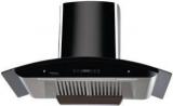 Hindware Ravio 90 Wall Mounted Chimney (black, 1200 M3/hr)