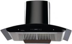 Hindware Ravio 90 Wall Mounted Chimney (black, 1200 m3/hr)