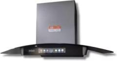 Hindware RAYLENE 75 | Filterless Technology | MaxX Suction * | BLDC Motor | Auto Clean Wall Mounted Gray 1700 CMH Chimney