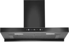 Hindware Regina 90 cm Auto Clean Wall Mounted Black 1200 CMH Chimney