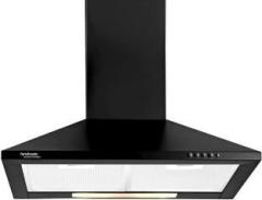 Hindware Smart Appliances Clara Neo wall mounted Kitchen Chimney Auto Clean Wall Mounted Black 750 CMH Chimney