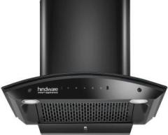 Hindware Smart Appliances Nadia IN 60 cm 1500 m /hr Filterless Auto Clean Wall Mounted Black 1500 CMH Chimney